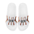 BOOJI ITALY MAGADIGS COLLECTION MEN'S WHITE SOLE SLIDES