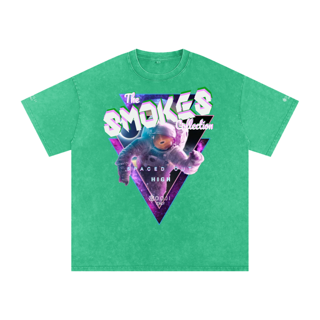 BOOJI ITALY "SMOKES COLLECTION" SNOW WASHED T-SHIRT