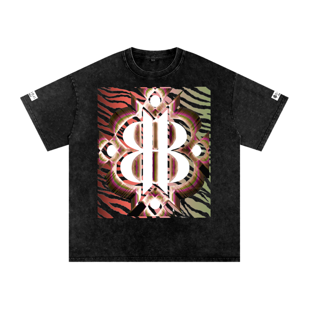 BOOJI ITALY "WILD INFLUENCE" LINE SNOW WASHED T-SHIRT