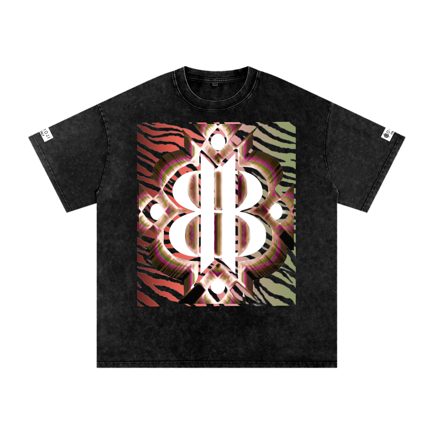 BOOJI ITALY "WILD INFLUENCE" LINE SNOW WASHED T-SHIRT