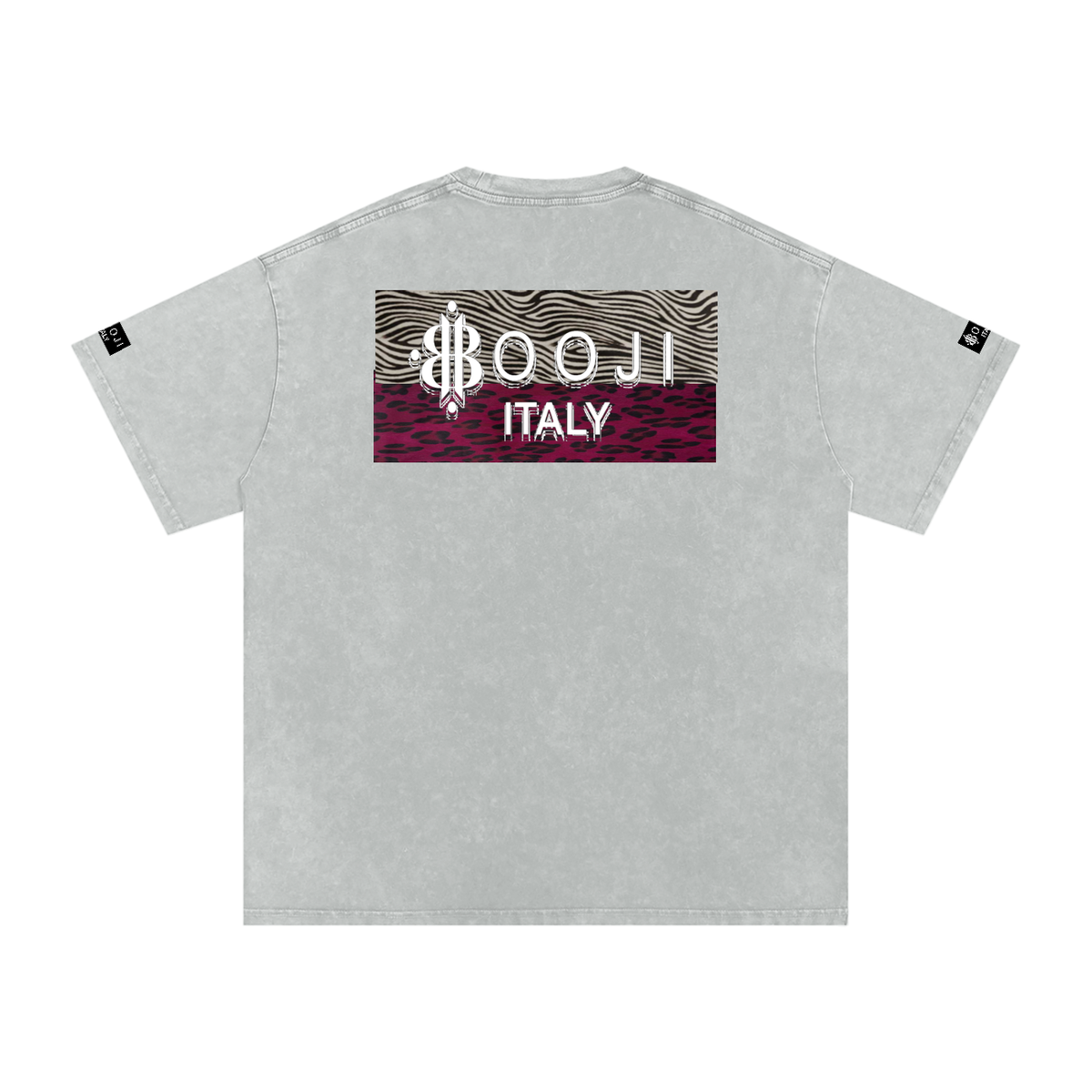 BOOJI ITALY WILD INFLUENCE COLLECTION SNOW WASHED T-SHIRT