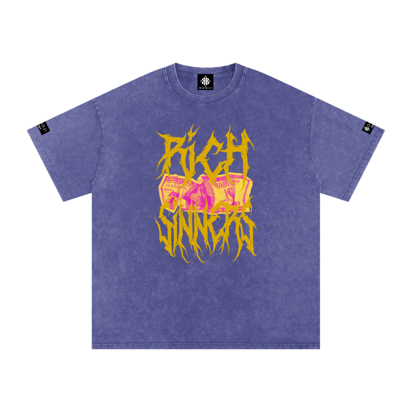 BOOJI ITALY RICH SINNERS SNOW WASHED T-SHIRT