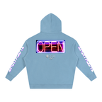 BOOJI ITALY OPEN SIGN COLLECTION COTTON  BLEND FLEECE HOODIE