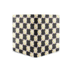 BOOJI ITALY ETA PRIMO COLLECTION LOGO PATTERN MEN'S LEATHER WALLET