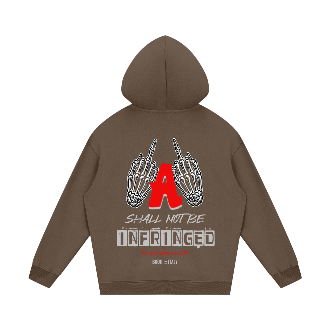 BOOJI ITALY "CLICK BANG COLLECTION" FLEECE HOODIE
