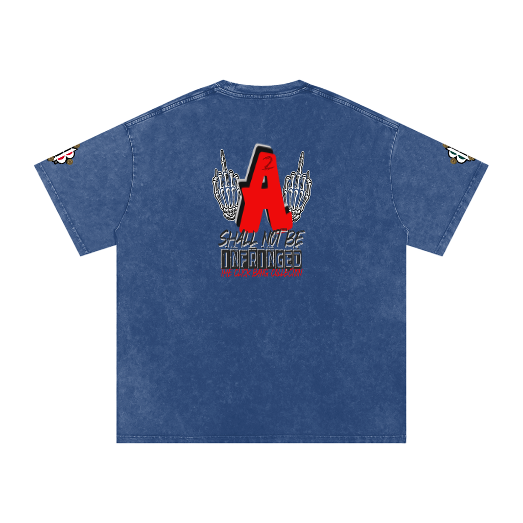BOOJI ITALY CLICK BANG COLLECTION MENS SNOW WASHED T-SHIRT