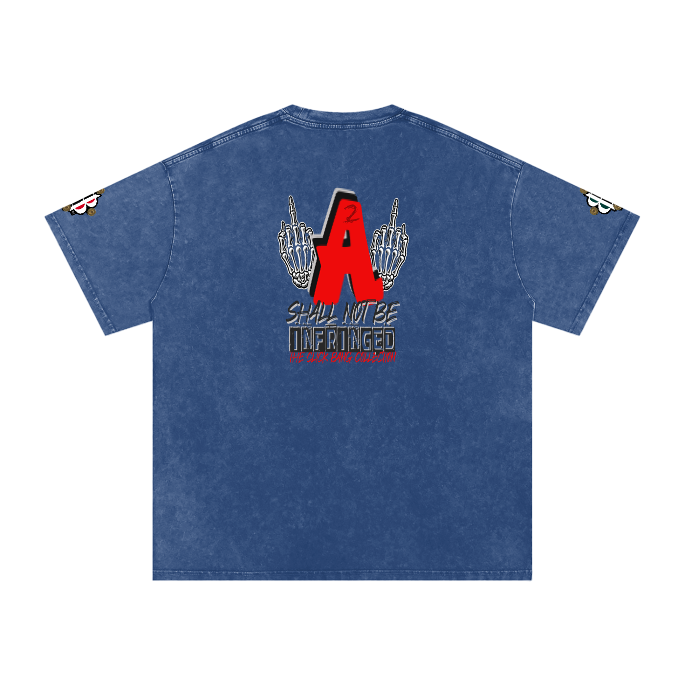 BOOJI ITALY CLICK BANG COLLECTION MENS SNOW WASHED T-SHIRT
