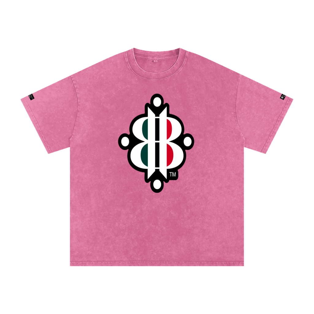 BOOJI ITALY "FLY DENIM MFR." SNOW WASHED T-SHIRT