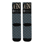 BOOJI ITALY LOCK IN COLLECTION IN BOOJI BEIGE MEN'S BLACK TUBE SOCKS