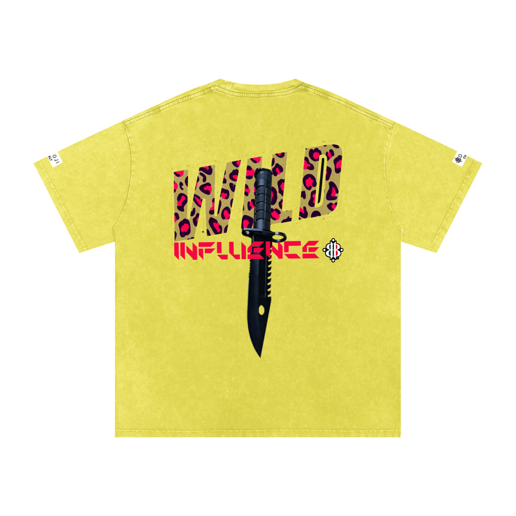 BOOJI ITALY WILD INFLUENCE KNIFE SNOW WASHED T-SHIRT