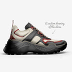 BOOJI ITALY ESCI'S COLLECTION SCULPTURAL RUNNING SHOES