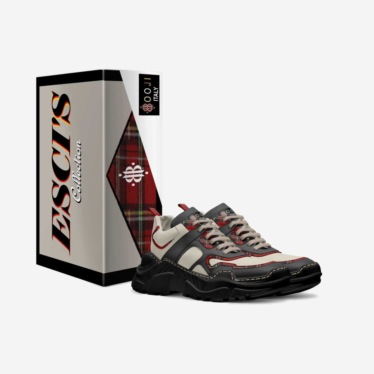 BOOJI ITALY ESCI'S COLLECTION SCULPTURAL RUNNING SHOES