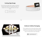 BOOJI ITALY ETA PRIMO COLLECTION DESIGNER LEATHER BELT