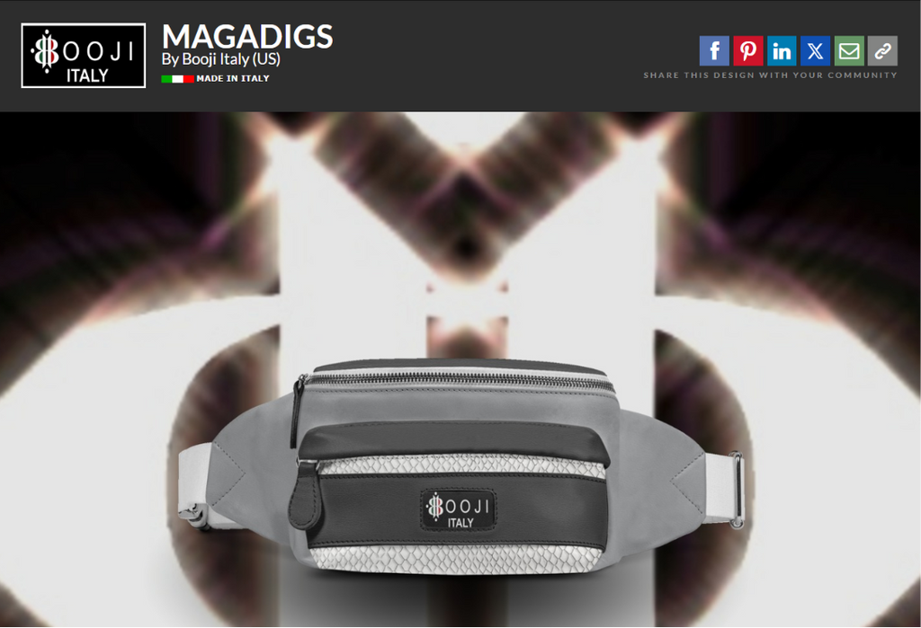 BOOJI ITALY MAGADIGS COLLECTION WAIST BAG