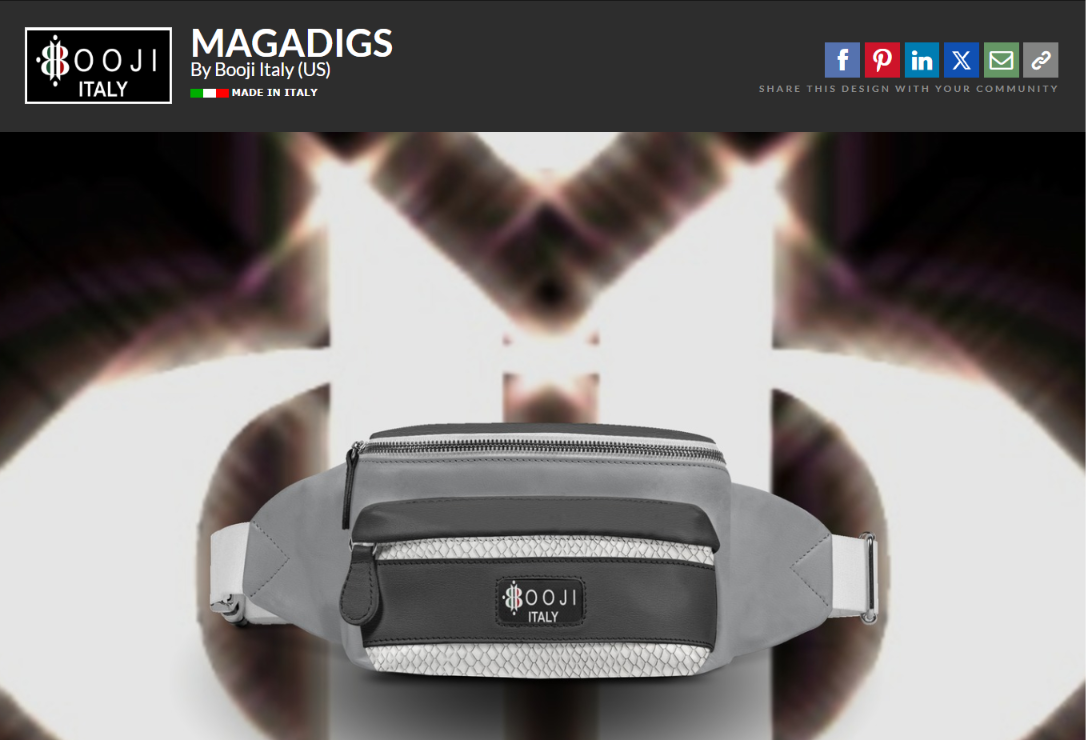 BOOJI ITALY MAGADIGS COLLECTION WAIST BAG