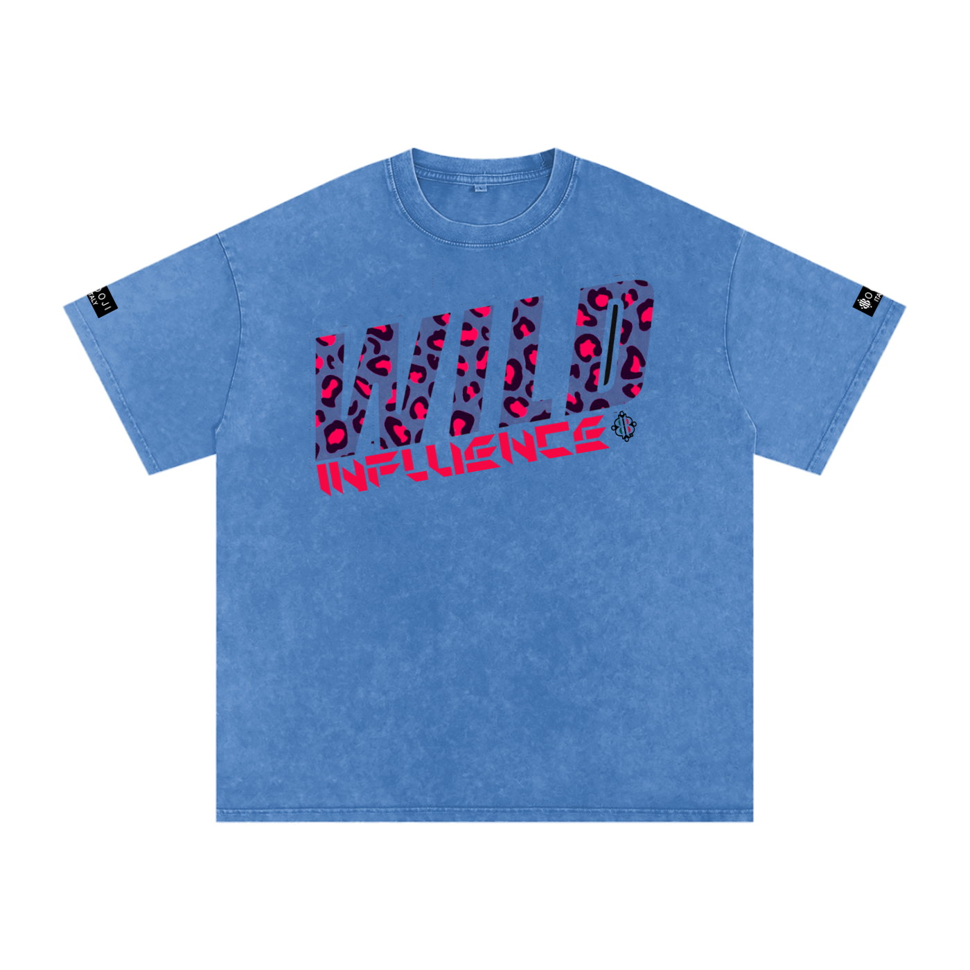 BOOJI ITALY "WILD INFLUENCE" SNOW WASHED T-SHIRT