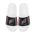 BOOJI ITALY WILD INFLUENCE FULL ZOO LOGO MEN'S WHITE SOLE SLIDES