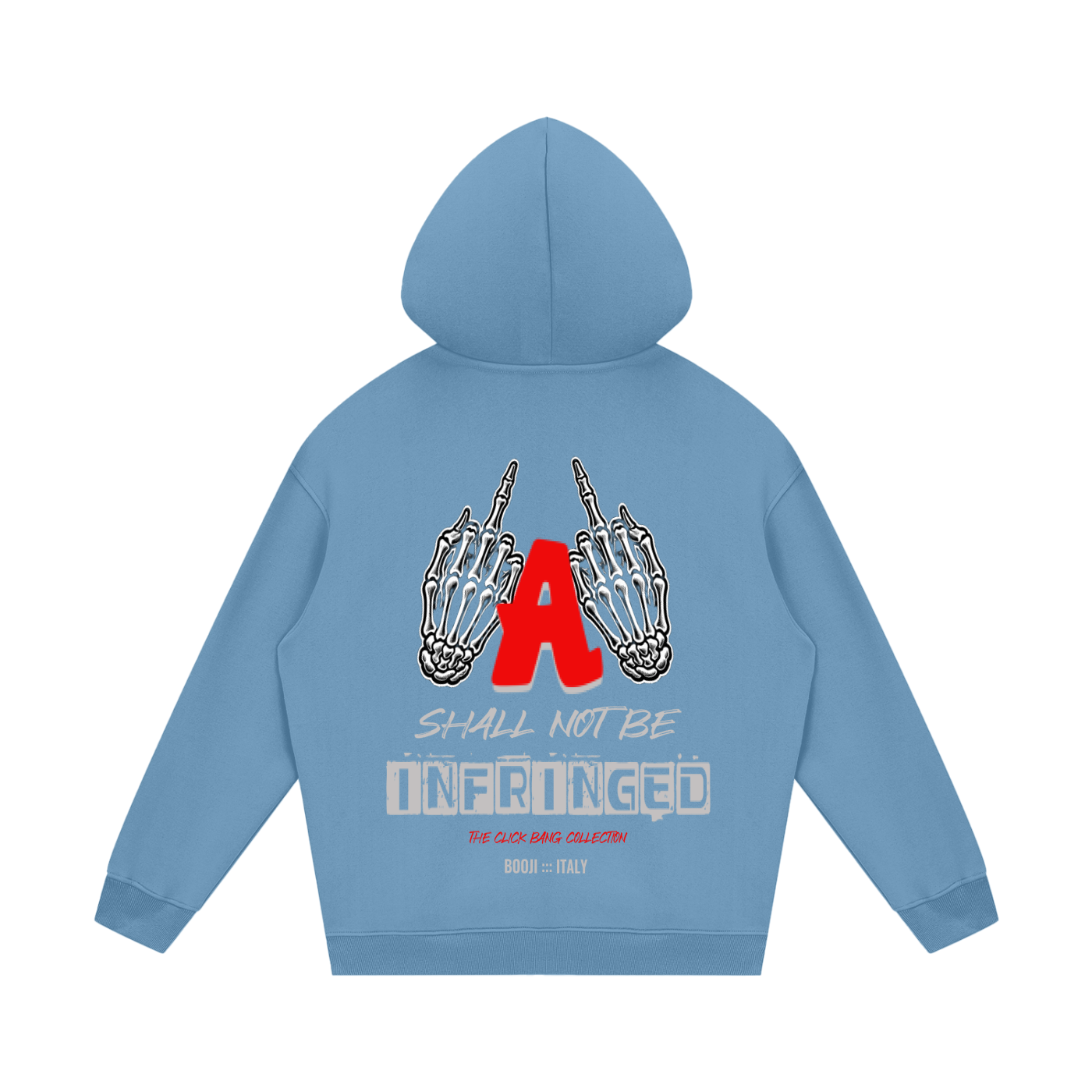 BOOJI ITALY "CLICK BANG COLLECTION" FLEECE HOODIE