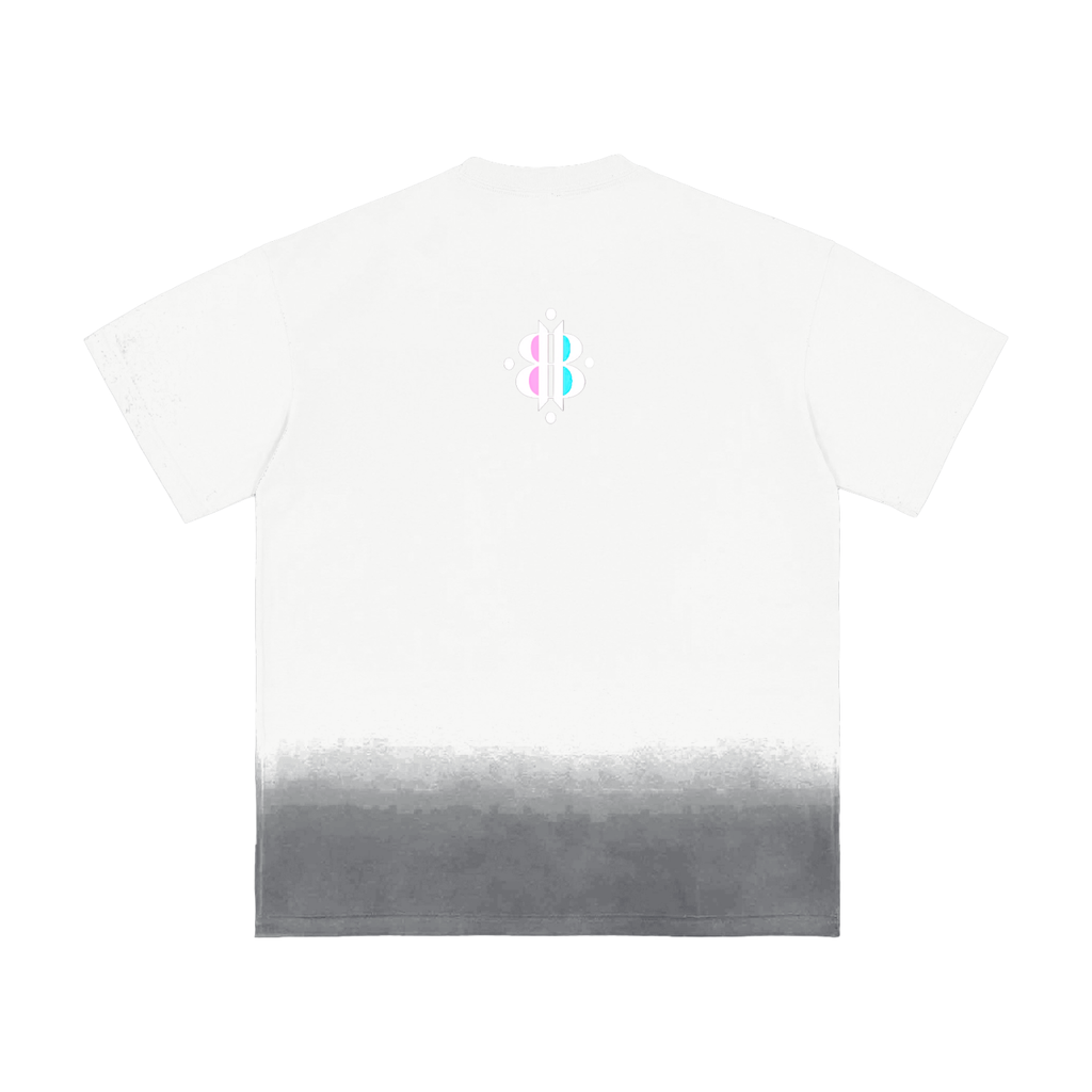 BOOJI ITALY INVERTED ITALIAN FLAG 4 EVER $ LOGO SUNFADED T-SHIRT