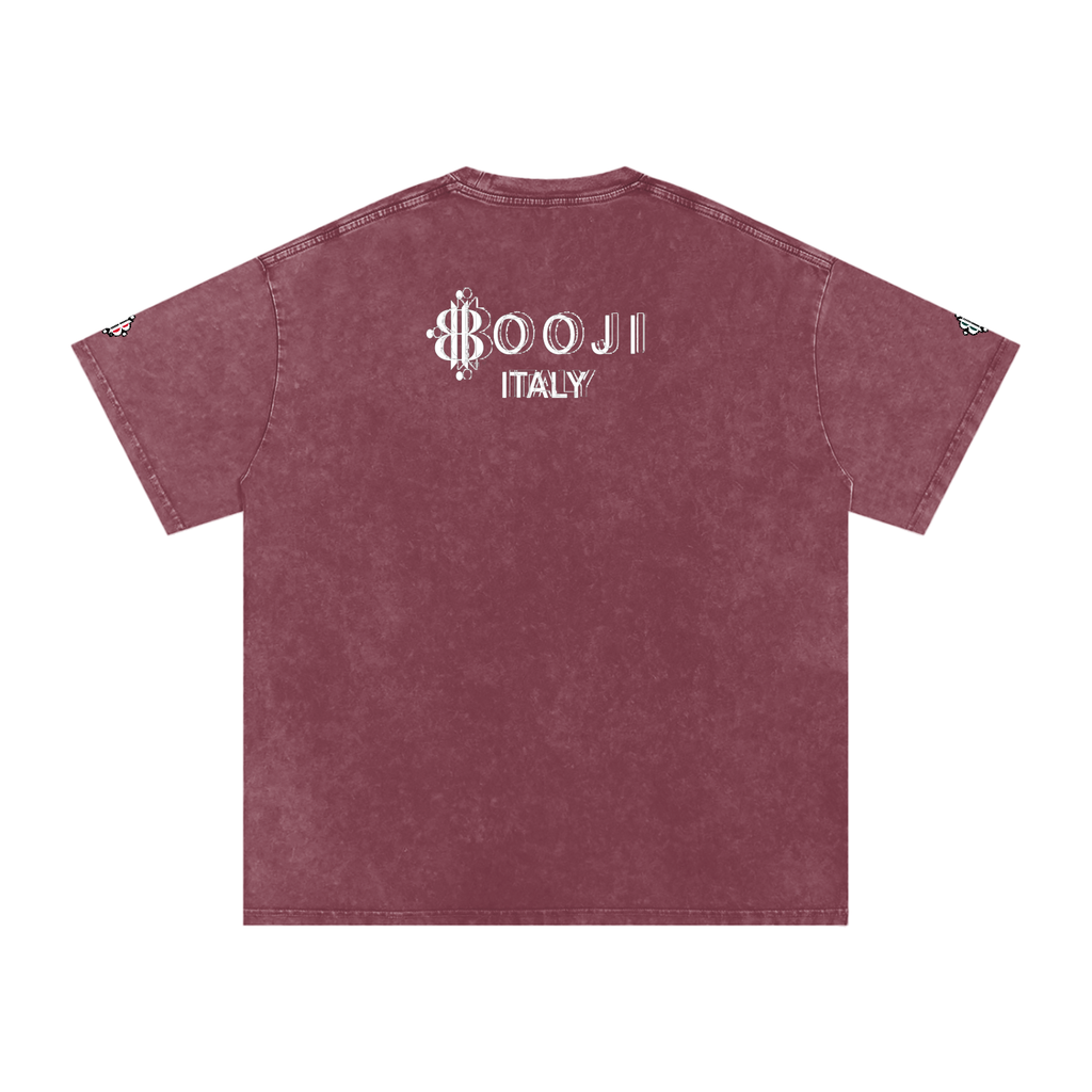 BOOJI ITALY BE A WAVE BEHAVE SNOW WASHED T-SHIRT