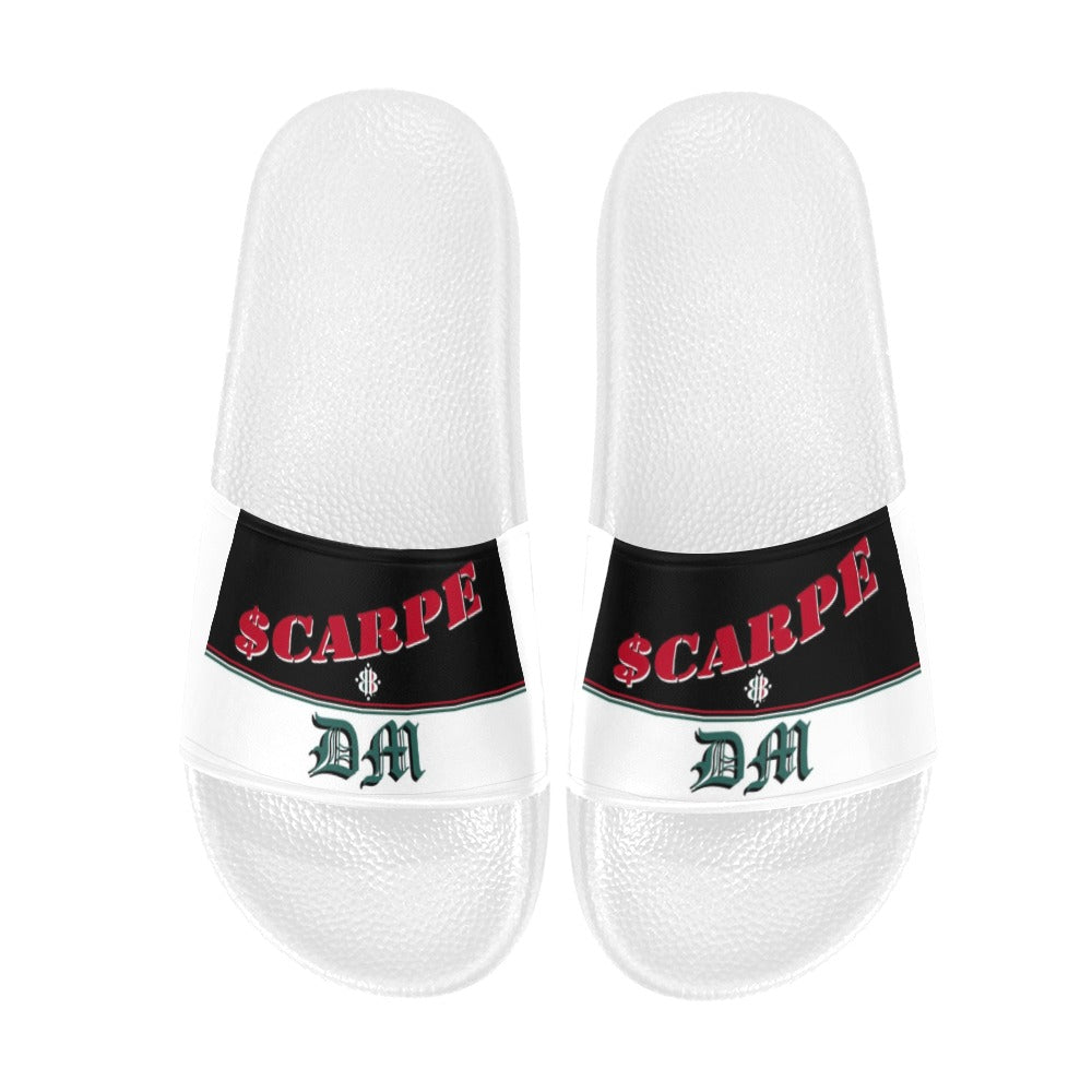 BOOJI ITALY SCARPE DM COLLECTION WOMEN'S WHITE SOLE SLIDES