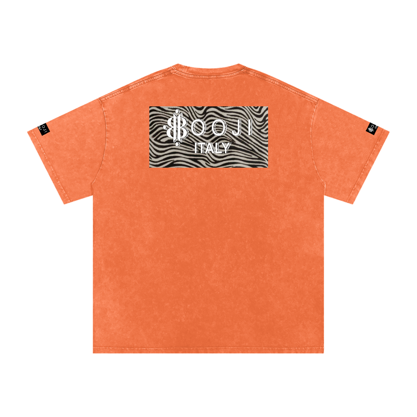 BOOJI ITALY WILD INFLUENCE Z-BACK SNOW WASHED T-SHIRT