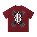 BOOJI ITALY STARS LOGO MULTIPLIED COTTON T-SHIRT
