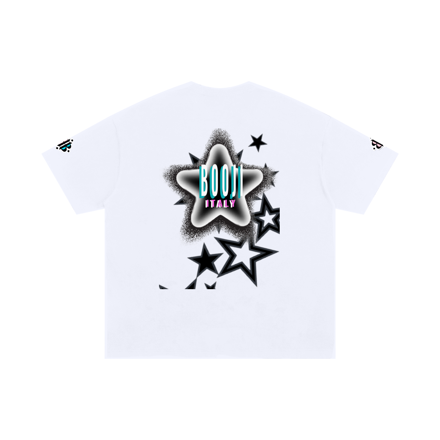 BOOJI ITALY GRAFITTI STYLE LOGO COTTON T-SHIRT