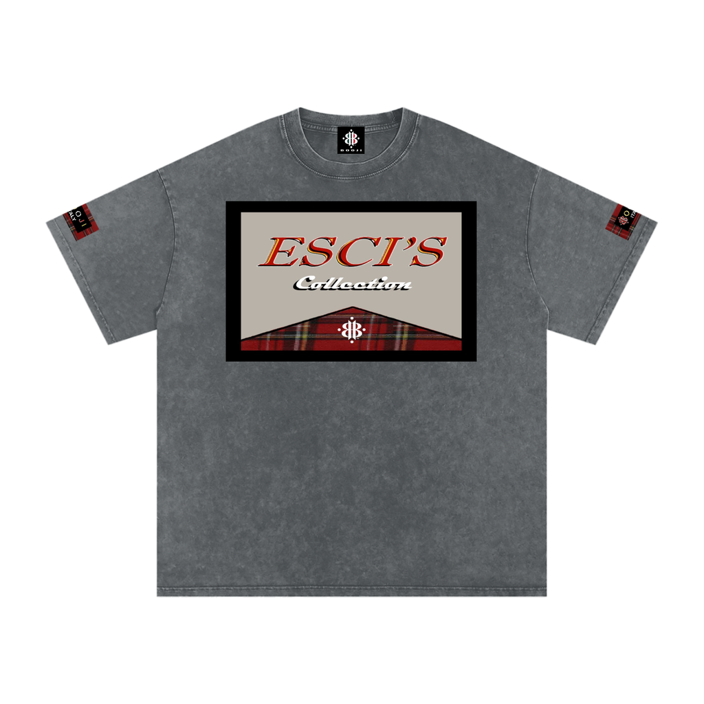 BOOJI ITALY ESCI'S COLLECTION SNOW WASHED T-SHIRT