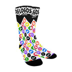 BOOJI ITALY LOGOS COLLECTION WOMEN'S BLACK SOCKS