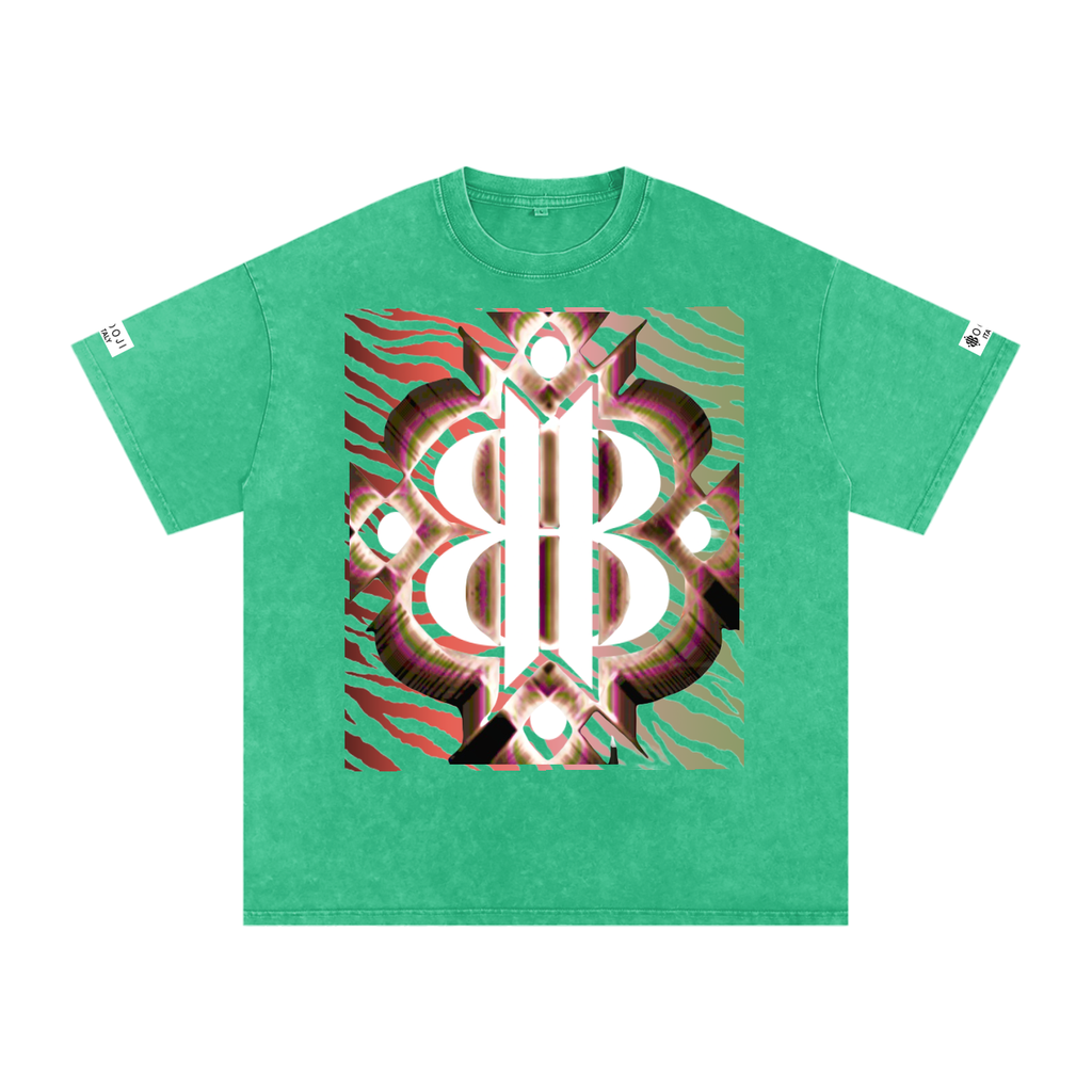 BOOJI ITALY "WILD INFLUENCE" LINE SNOW WASHED T-SHIRT
