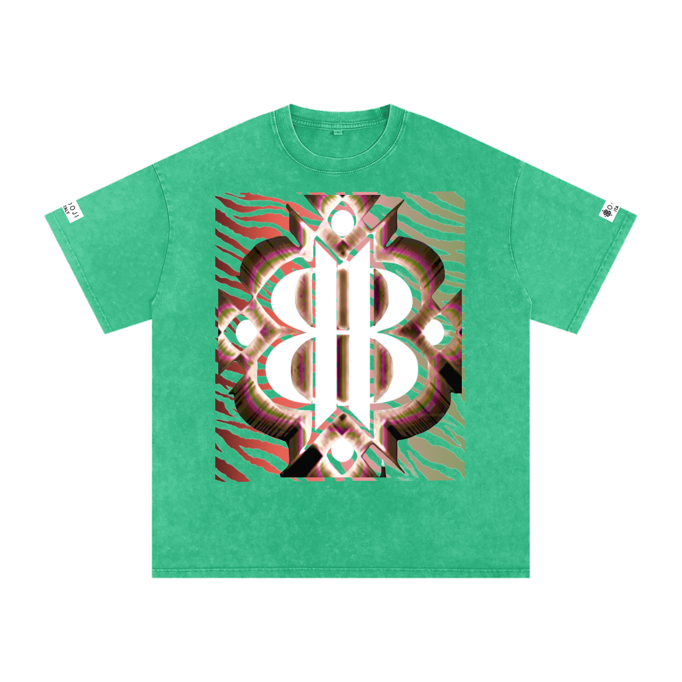 BOOJI ITALY "WILD INFLUENCE" LINE SNOW WASHED T-SHIRT