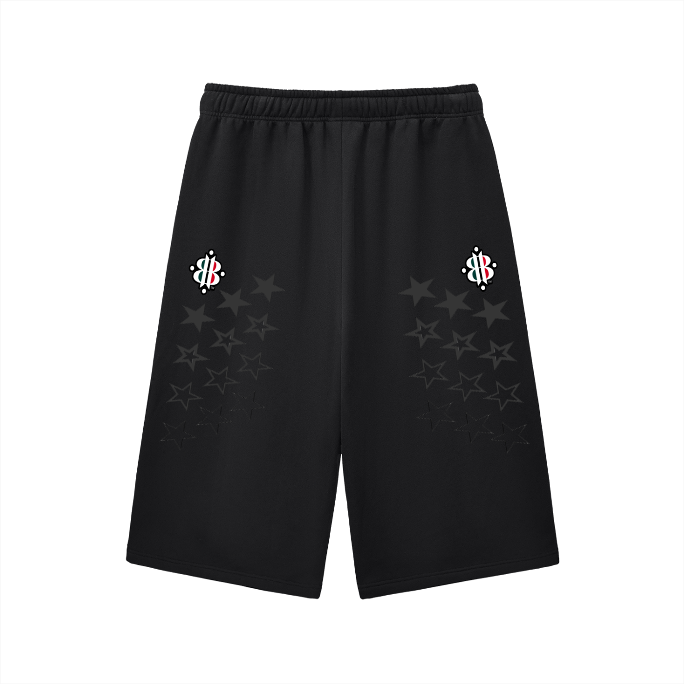BOOJI ITALY STARS LOGO 3/4 LENGTH SWEATSHORTS