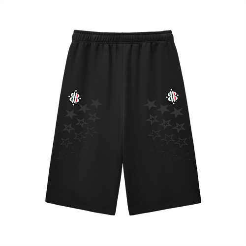BOOJI ITALY 7 STARS 4 EVER $ LOGO 3/4 LENGTH MEN'S SWEATSHORTS