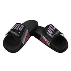 BOOJI ITALY WILD INFLUENCE COLLECTION WOMEN'S BLACK SOLE SLIDES