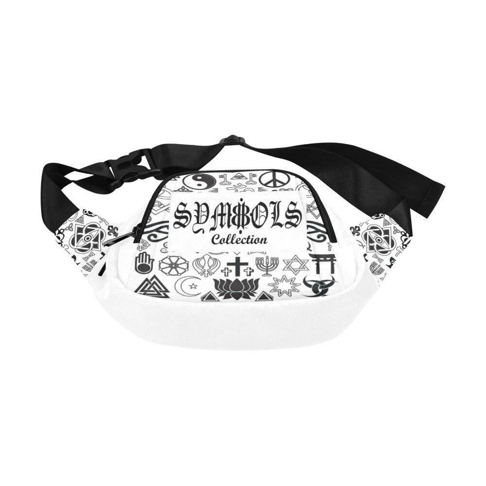 BOOJI ITALY SYMBOLS COLLECTION WHITE WAIST BAG