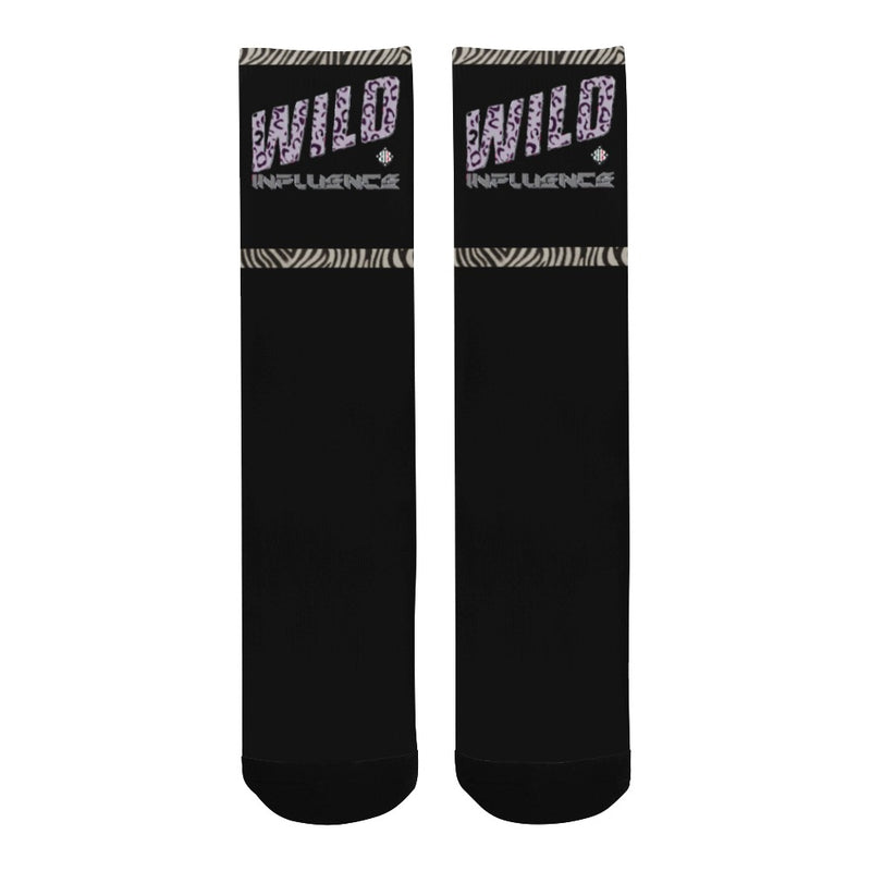 BOOJI ITALY WILD INFLUENCE COLLECTION LOGO MEN'S BLACK SOCKS
