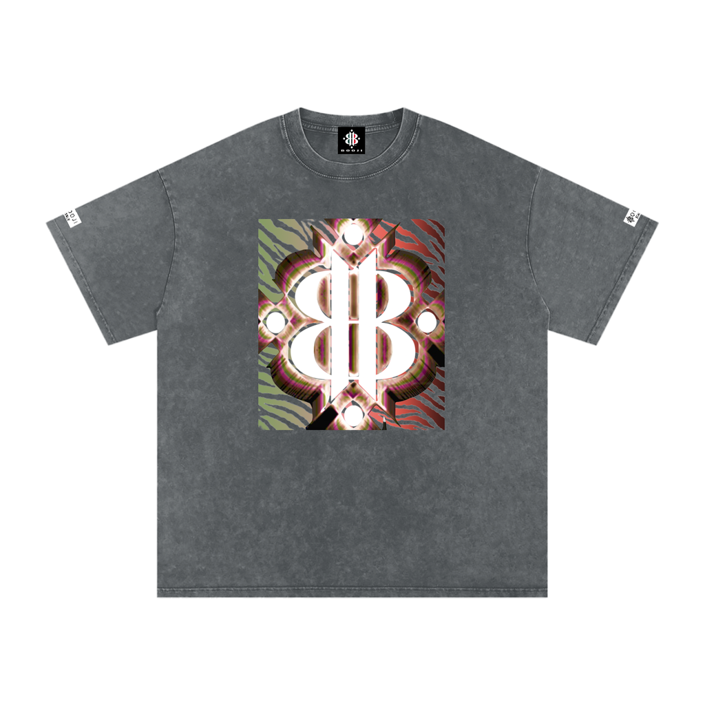 BOOI ITALY WILD INFLUENCE KNIFED SNOW WASHED T-SHIRT