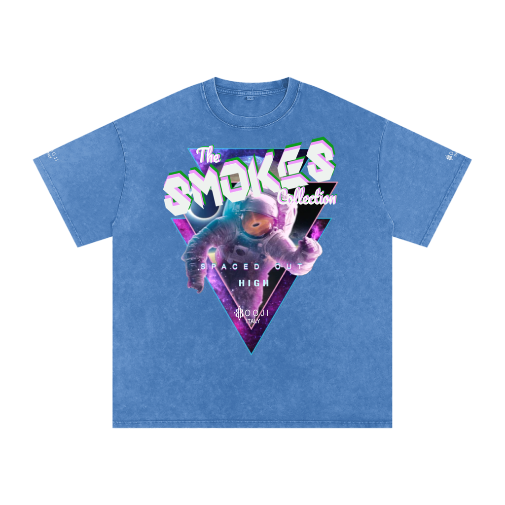 BOOJI ITALY "SMOKES COLLECTION" SNOW WASHED T-SHIRT