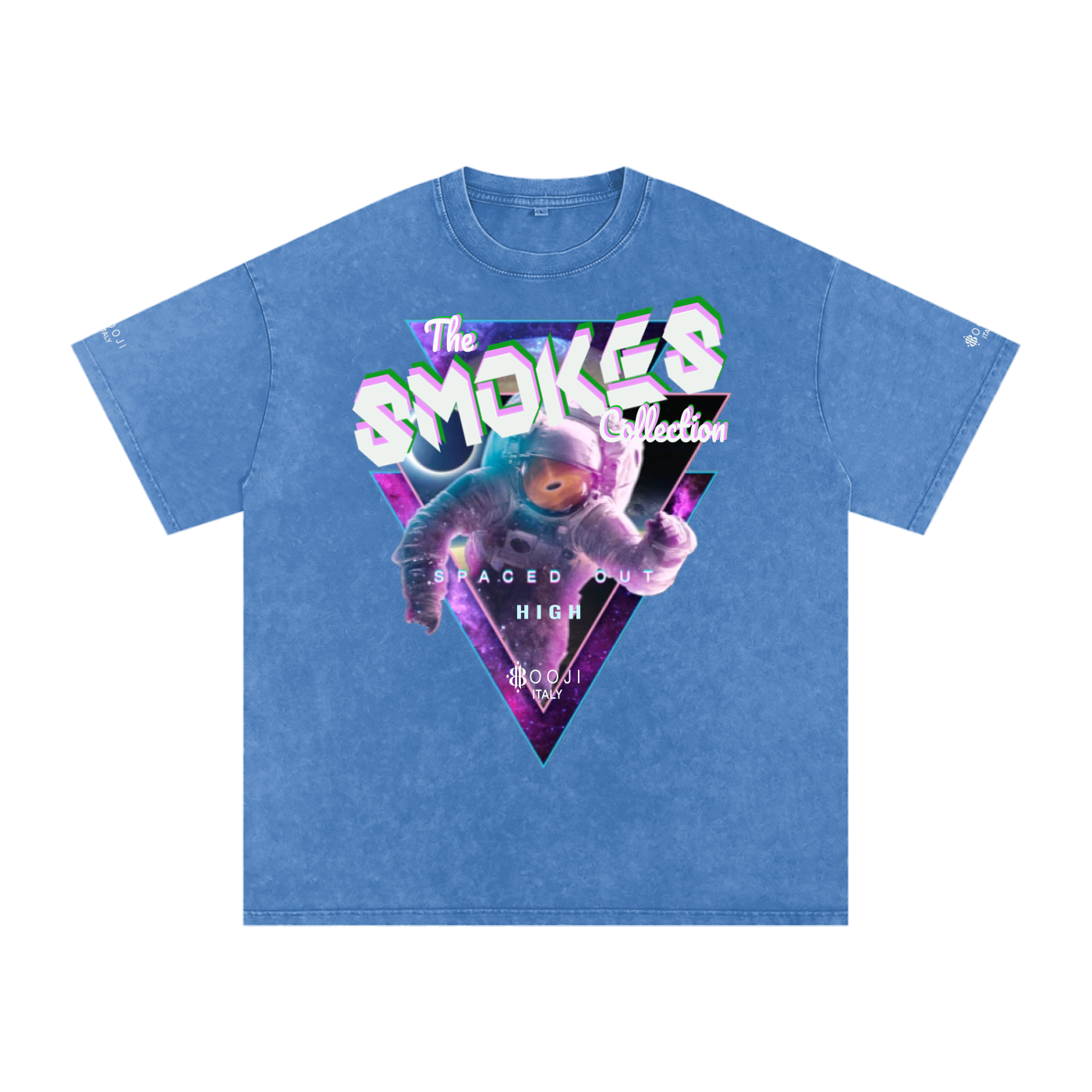 BOOJI ITALY "SMOKES COLLECTION" SNOW WASHED T-SHIRT