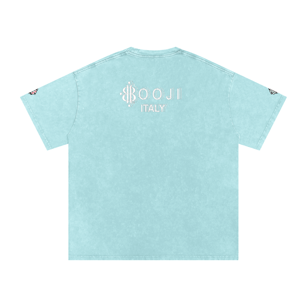BOOJI ITALY BE A WAVE BEHAVE SNOW WASHED T-SHIRT