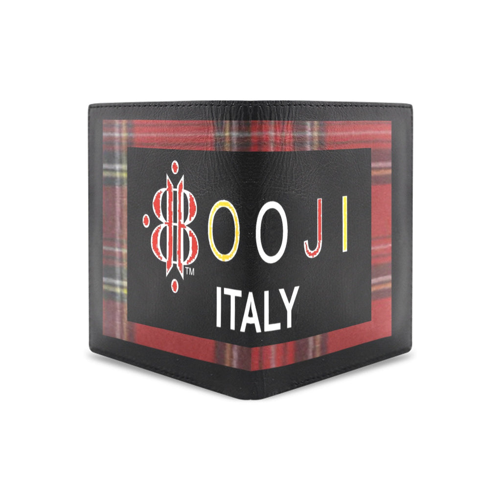 BOOJI ITALY ESCI'S COLLECTION FULL LOGO MEN'S LEATHER WALLET