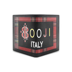 BOOJI ITALY ESCI'S COLLECTION FULL LOGO MEN'S LEATHER WALLET