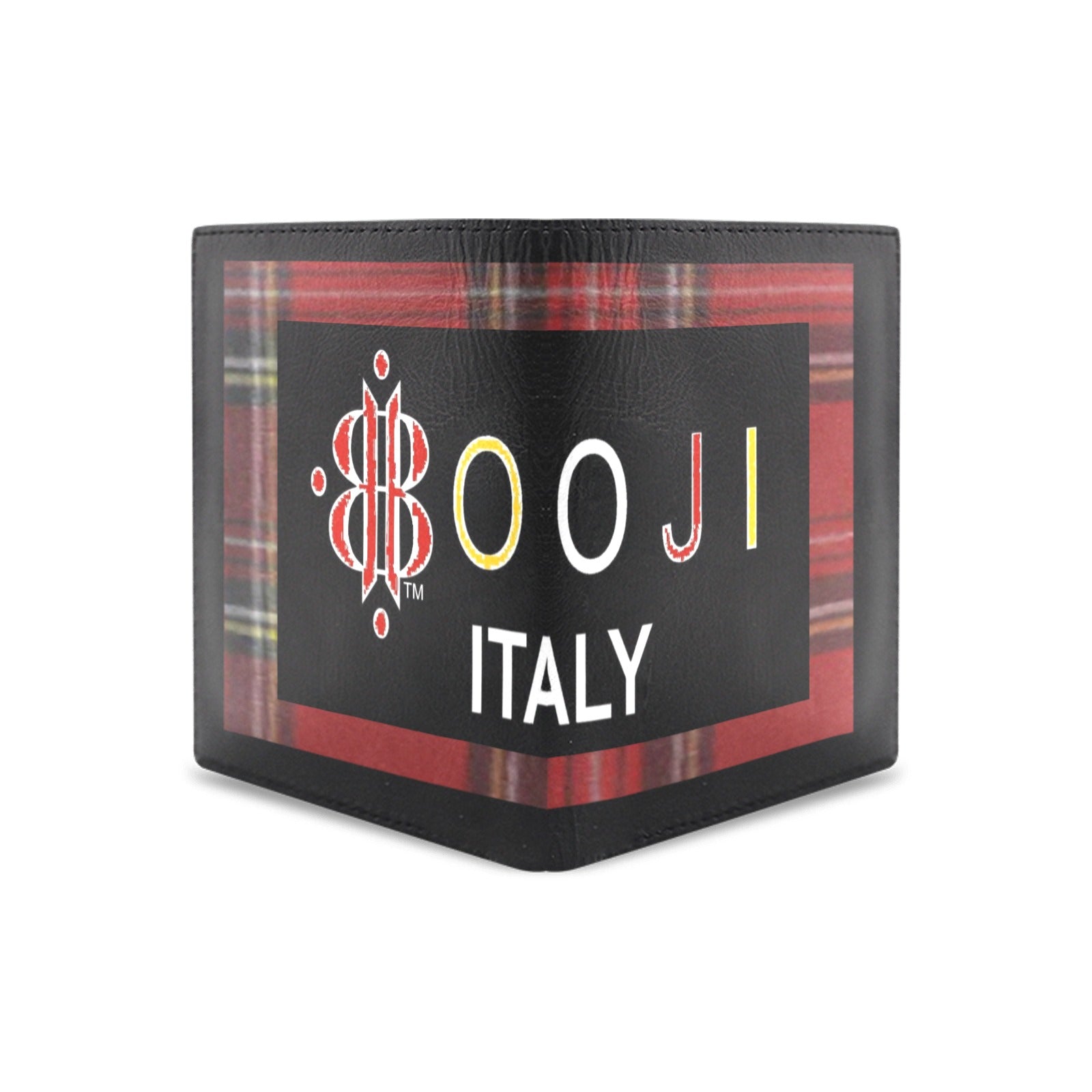 BOOJI ITALY ESCI'S COLLECTION FULL LOGO MEN'S LEATHER WALLET