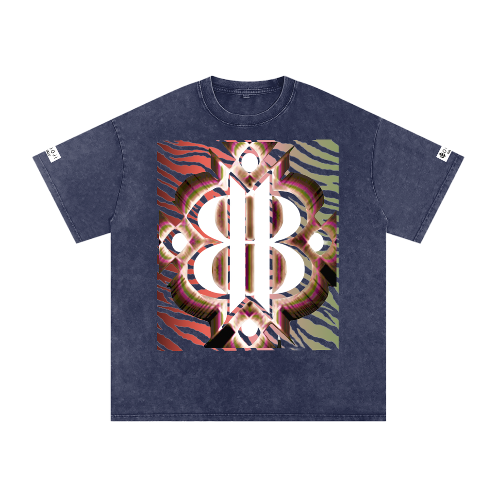 BOOJI ITALY "WILD INFLUENCE" LINE SNOW WASHED T-SHIRT