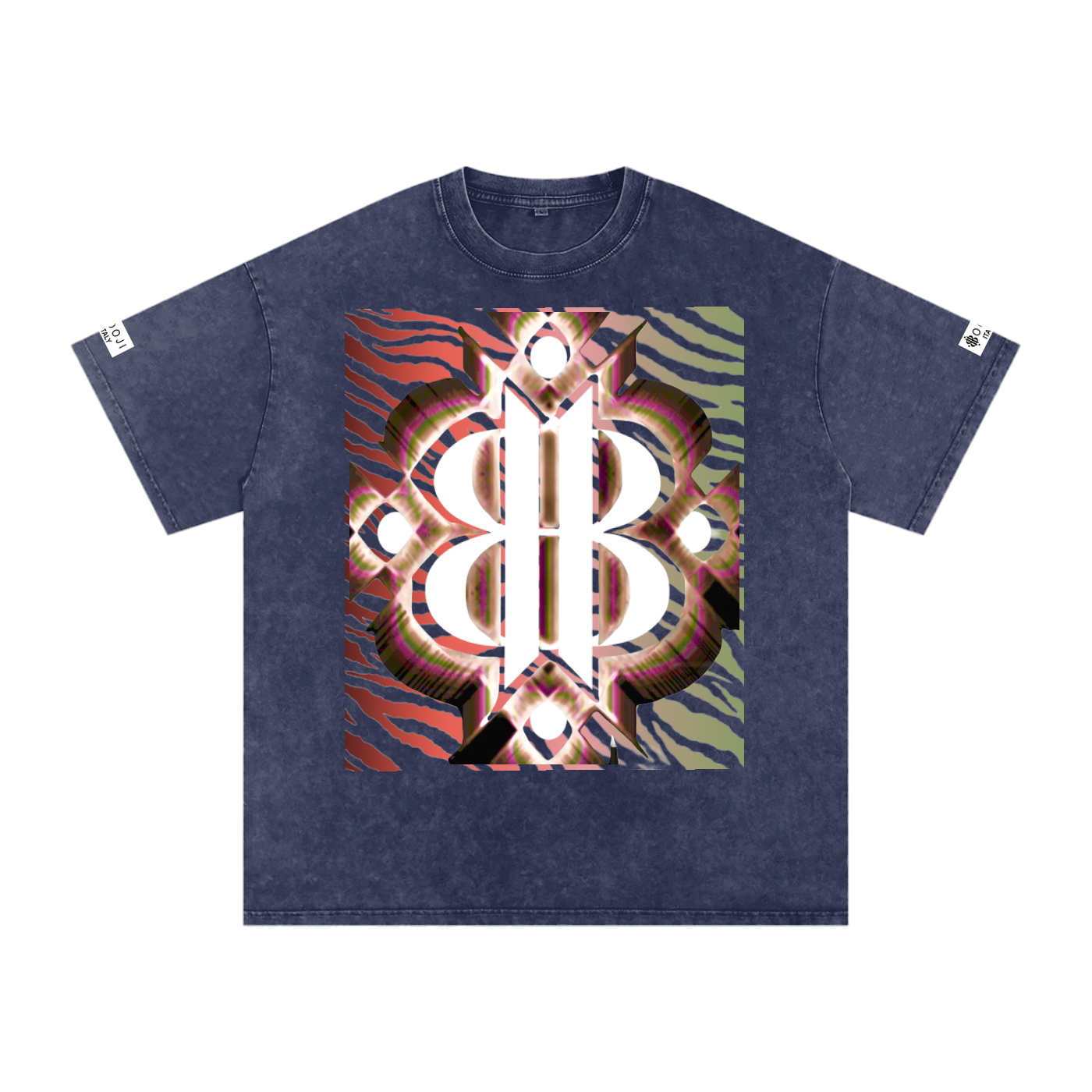 BOOJI ITALY "WILD INFLUENCE" LINE SNOW WASHED T-SHIRT
