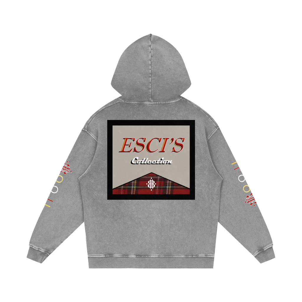 BOOJI ITALY ESCI'S COLLECTION  SNOW WASHED HOODIE