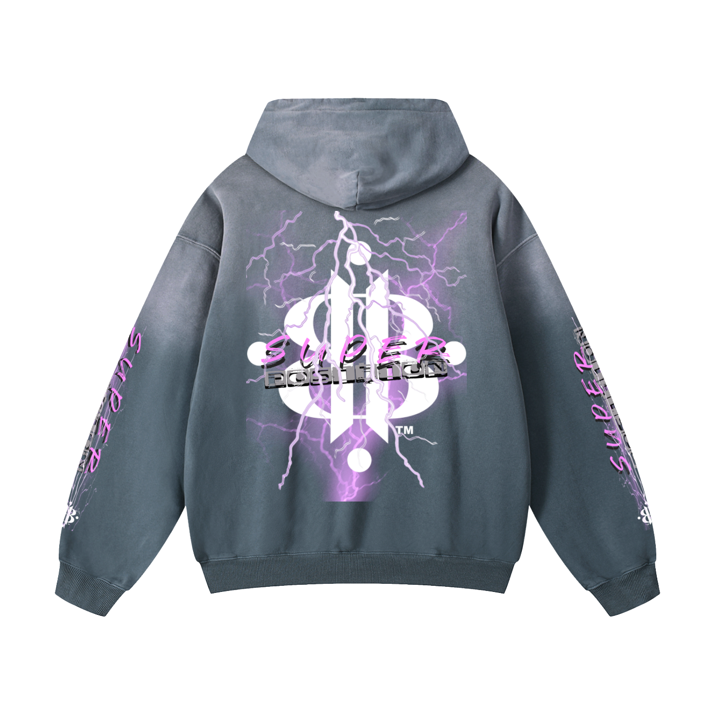 BOOJI ITALY "SUPER POSITION" HEAVY SUNFADED HOODIE