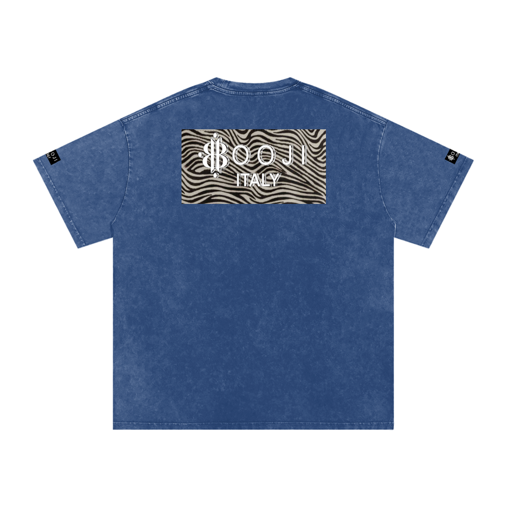 BOOJI ITALY WILD INFLUENCE Z-BACK SNOW WASHED T-SHIRT