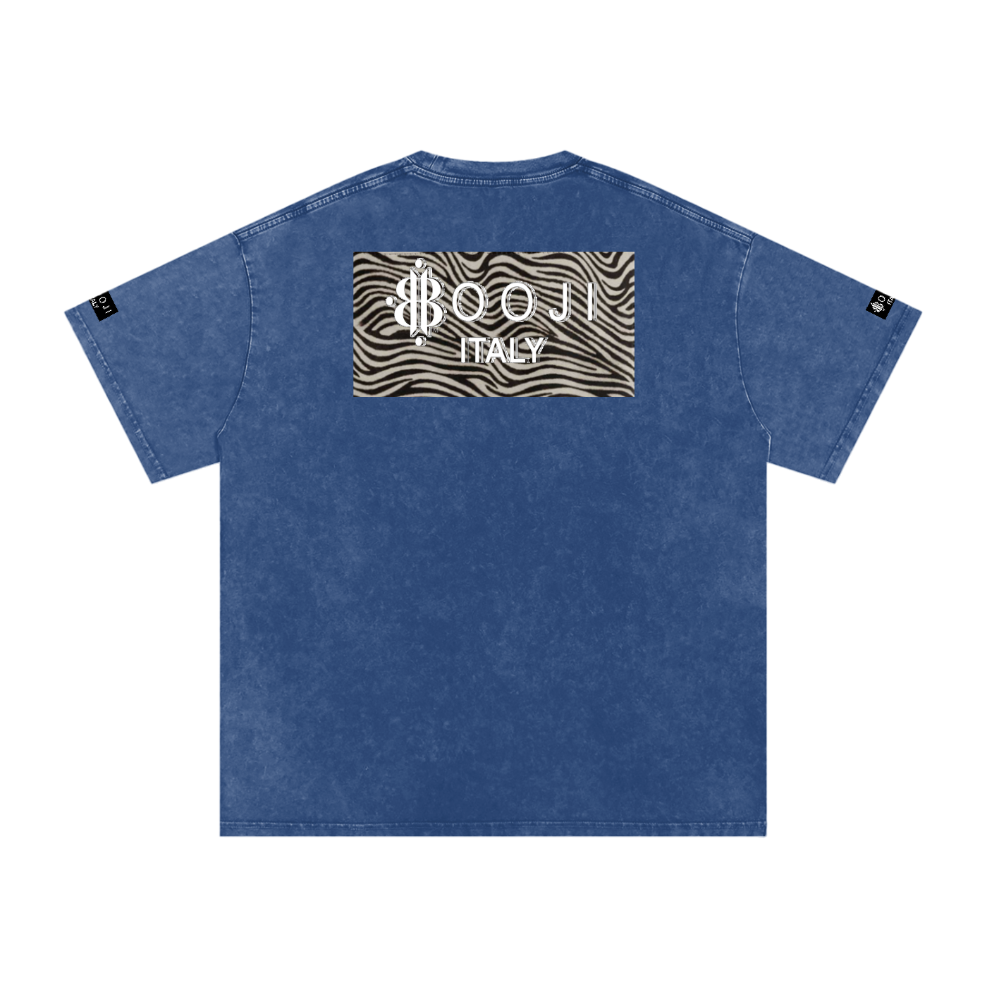 BOOJI ITALY WILD INFLUENCE Z-BACK SNOW WASHED T-SHIRT
